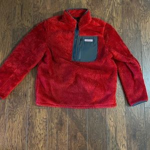 Vineyard Vines fleece red medium